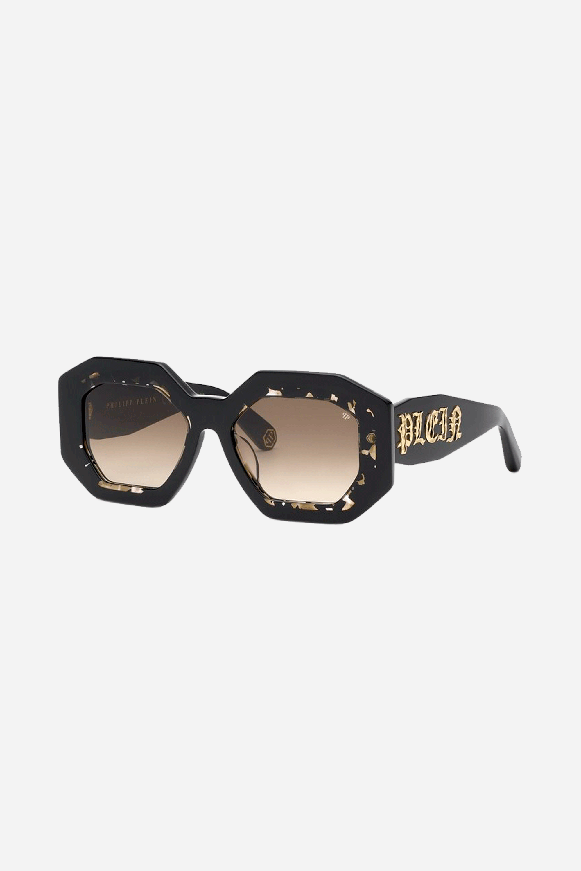 Philipp Plein oval black sunglasses