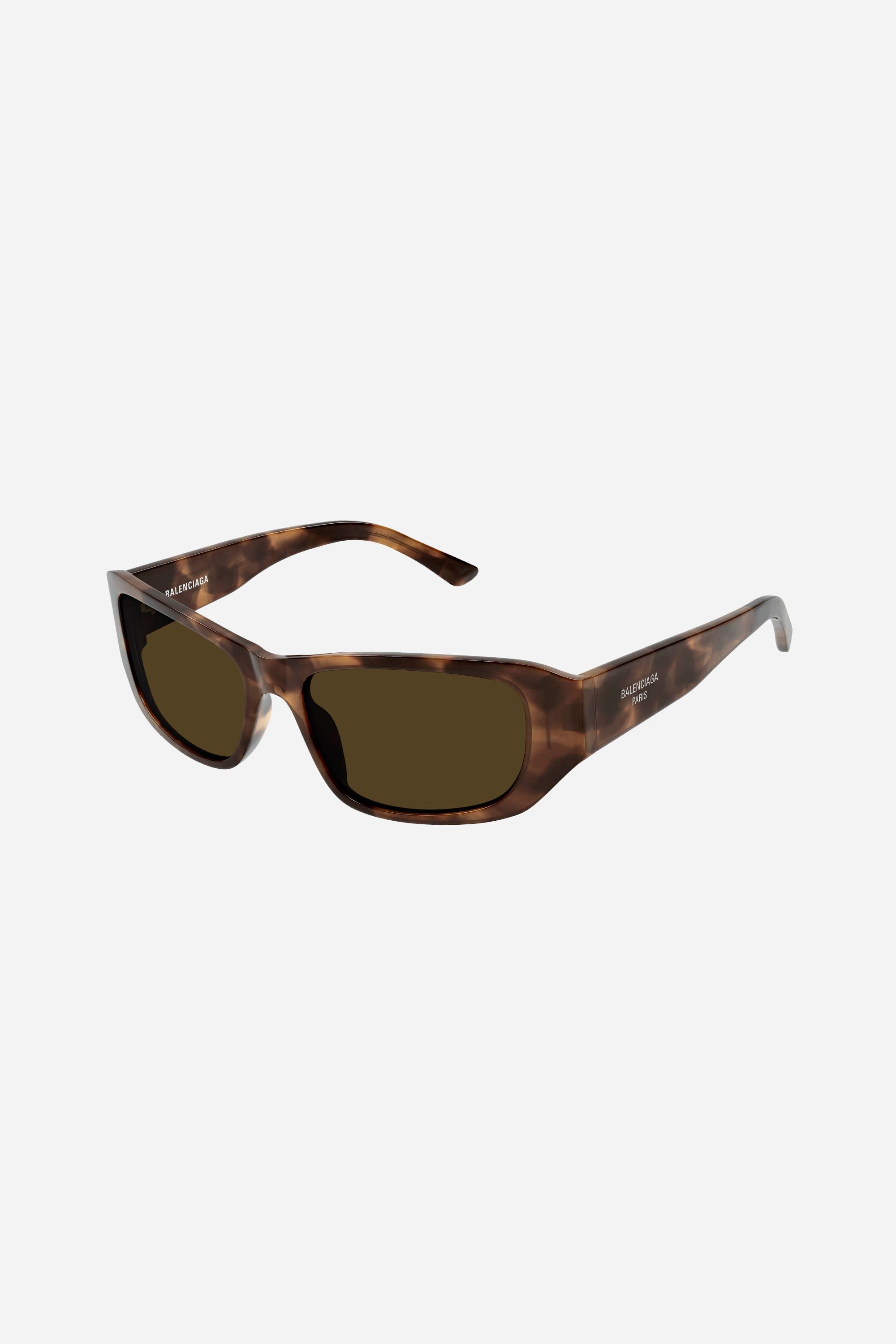Unisex dark havana sunglasses with brown lense